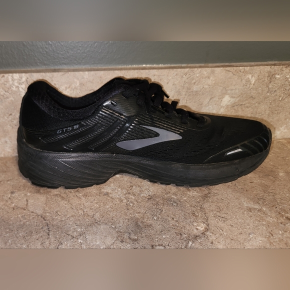 Brooks Adrenaline GTS 18 Women’s Size 8 Med Width Black Running Shoes Sneakers - Picture 3 of 10